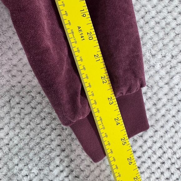 Brixton Coat Mens S Burgundy Dillinger Bomber Jacket Snap Button Front Military - Picture 9 of 13